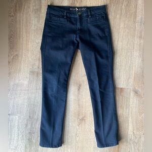 MiH Jeans The Paris Mid Rise Cropped Slim Leg Denim Pants Blue Size 27